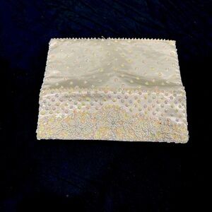Vintage beaded bridal clutch purse